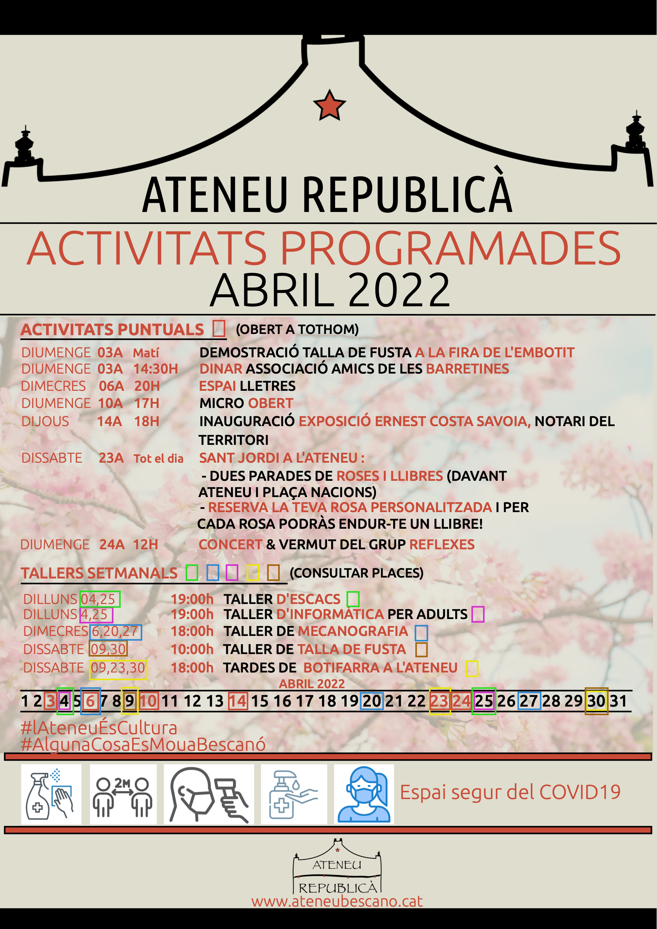 ACTIVITATS Abril 22